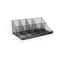 Mind Reader Black 11 Compartment Breakroom Coffee and Condiment Organizer